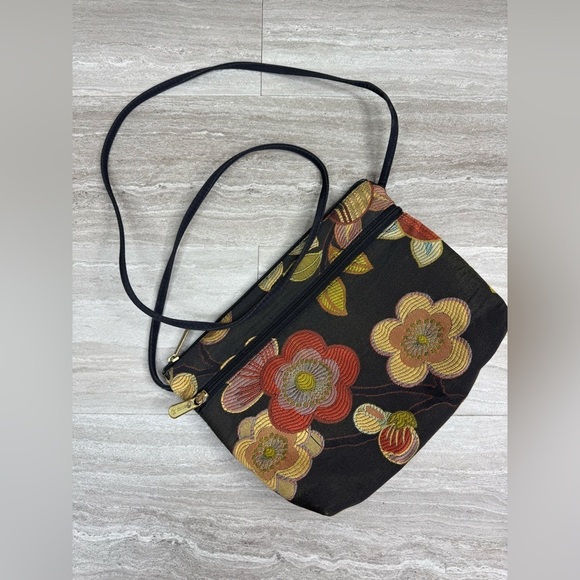 Danny K. Handbags - Danny K Floral Tapestry Handmade Lined Crossbody Bag